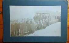 Cabinet Card Of The Manitou And Pikes Peak Railway 1900, Unbelievable Photo  picture