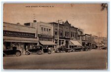 1938 Main Street Plymouth New Hampshire NH Postcard picture