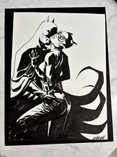 Dave Johnson - Original Art Batman and Catwoman 9 x 12