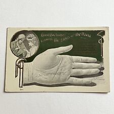 Antique Embossed Postcard Palm Reading Fortune Teller Hand Lounsbury 1907 picture