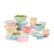 Tupperware Servalier Heritage Get It All In Complete 30 Pc Set - Vintage Pastel picture