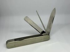 VINTAGE Abercrombie & Fitch Pocket Knife E. Bruckmann Germany 2 Blade Punch (49) picture