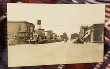 RARE Antique RPPC of Main Street Of Town, Milford, Iowa. 1915. picture