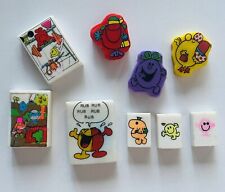 Vintage 80s Rubber Erasers Retro Novelty Collectable Mr Men & Little Miss RARE picture