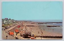 Postcard Boardwalk Looking East Cape May New Jersey picture