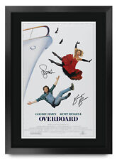 Overboard A3 Framed Goldie Hawn, Kurt Russell Poster Signed Print for Movie Fans picture