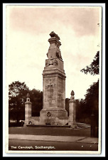 Southampton London England The Cenotaph Postcard Monument RPPC     pc158 picture