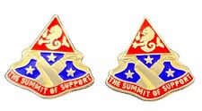 Pair US Crest Pin The Summit of Support Saw 103D Support picture