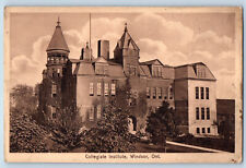 Windsor Ontario Canada Postcard Collegiate Institute c1920's Vintage picture