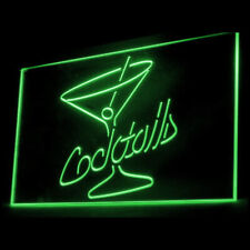 170028 Cocktails Open Bar Pub Club Home Decor Display LED Night Light Neon Sign picture