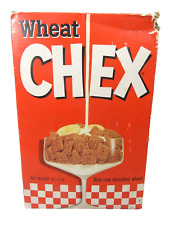Vintage 1960's Ralston Wheat Chex Cereal Box 9-1/2 Oz. picture