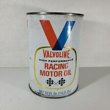 Vintage Valvoline Racing Motor Oil Can Full Unopened  picture