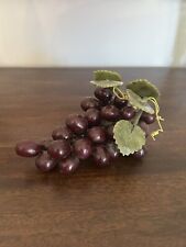 Vintage MCM Glass Grapes Red picture