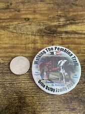 Vintage 2008 Pembina Trail Orlin Ostby Family ND Pin Classic Pinback Button picture