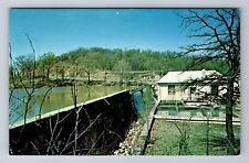 Hartshorne OK-Oklahoma, Hartshorne Lake, Antique, Vintage Souvenir Postcard picture