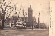 Massachusetts MA Southbridge Elm Street and Town Hall Postcard 5474 picture