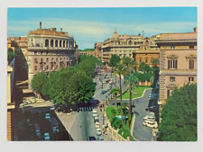 Aerial View of Vittorio Veneto Street Rome Italy Postcard Unposted picture