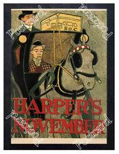 Historic Harper's November, 1896 Advertising Postcard picture
