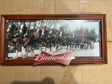 Budweiser Clydesdales Bradford Exchange A2261 Beer Sign 2010 Limited Edition picture