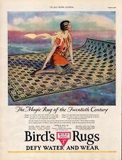 1926 BIRD'S RUGS Flooring Magic Carpet Art Décor 20's Vintage Print Ad picture