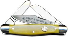 BOKER KNIFE - SMOOTH YELLOW BONE STOCKMAN - BK7474Y - SOLINGEN STEEL BLADES picture
