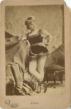 French opera singer Marie Aimee in costume antique cabinet photo picture