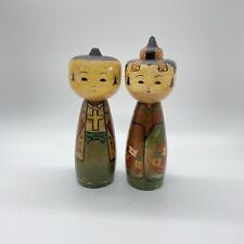 Sousaku (Creative) kokeshi japanese wooden Couple Unique Outfit picture