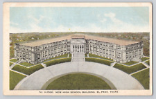 Postcard New High School Building, El Paso, Texas picture