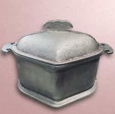 Guardian Service Ware Heavy Aluminum Roasting Pan w Lid Triangle Heart Vintage picture