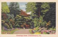 Greetings from Uniondale PA, Pennsylvania - Linen picture