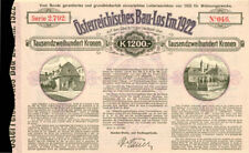 Austrian Bond - 300 or 1200 Kronen - Foreign Bonds picture