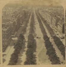 1900 Paris France The Avenue of the Grand Army Underwood Ariel Stereoview 9-27 picture