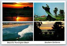 California Beautiful Huntington Beach Vintage Postcard Continental picture