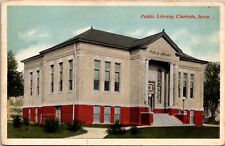 Postcard Public Library in Clarinda, Iowa picture