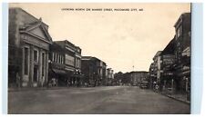 c1910's Looking North On Market Street Pocomoke City Maryland Unposted Postcard picture