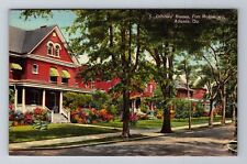 Atlanta GA-Georgia, Officers Homes Fort McPherson, Antique Vintage Postcard picture