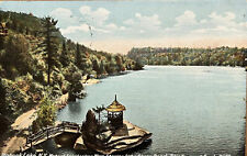 Mohonk Lake Looking West Sky Top Eagle Cliff New York Antique Postcard c1910 picture