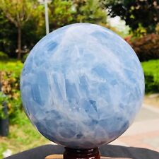 7.61LB Natural Beautiful Blue Crystal Ball Quartz Crystal Sphere Healing 1177 picture