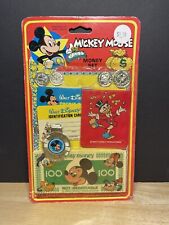 Vintage Mickey Mouse Money Set NOS picture