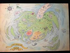 ADVENTURE TIME Animation Art Map Pr￼int OOO cartoon Network Jake Fin￼n Ice Kin￼g picture