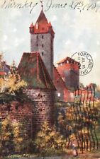Vintage Postcard 1909 Nurnberg Kaiserstallung Castle Building Oilette Raphael picture