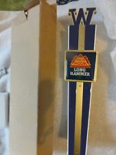 Rare Washington Huskies Football Red Hook Long hammer Beer Tap Handle NEW in BOX picture