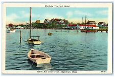 c1930's Tower Hill Shore Front Edgartown Martha's Vineyard Island MA Postcard picture