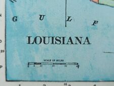 Vintage 1903 LOUISIANA Map 11