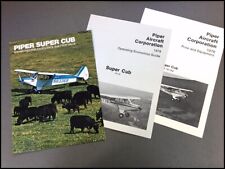 1978 Piper Super Cub Airplane Aircraft Vintage Sales Brochure Catalog SET picture