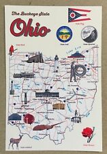 New Postcard 4x6 Ohio State Map USA picture