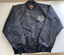 Vintage New York Fraternal Order Of Police Satin Jacket picture