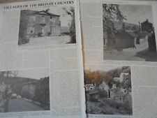 Photo article Villages of the Bronte Country 1967 ref AX2 picture