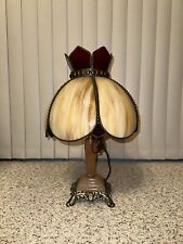 Vintage Slag Glass Lamp Table Lamp picture