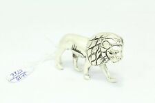 Handmade 925 sterling Silver wild animal Lion figure Home Decorative 48 Gr picture